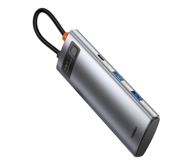 BASEUS Hub 7w1: USB-C na 2x USB 3.0 + HDMI + USB-C + TF/SD - 731676 - zdjęcie 3